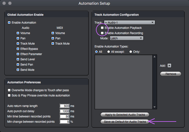 Automation Setup