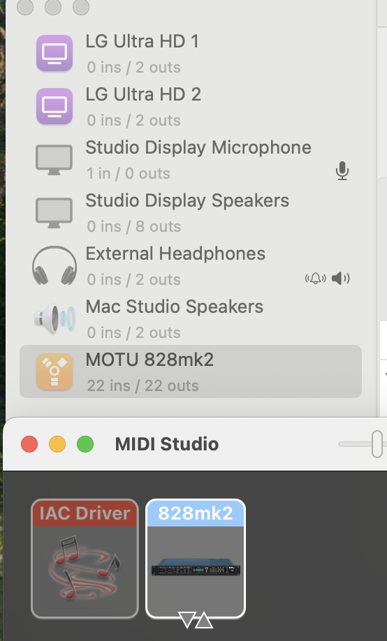 MOTU Audio, MIDI drivers Sequoia external.png